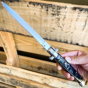 13 Inch Big Boy Black Pearl Stiletto Knife