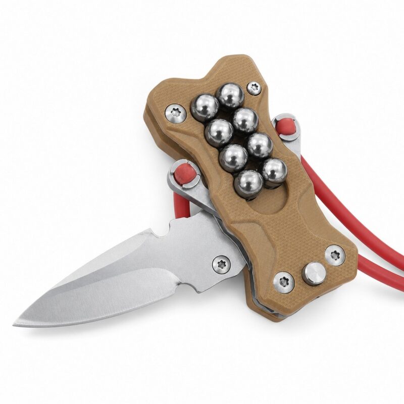Pocket Knife Practicality Folding G10 Slingshot Knife