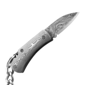 Mini Damascus steel folding knife Multi-purpose outdoor stainless steel portable High hardness