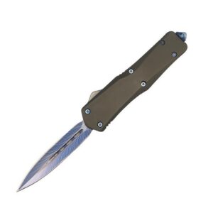 5.5 inch Feather Blade OTF Knife-Blue